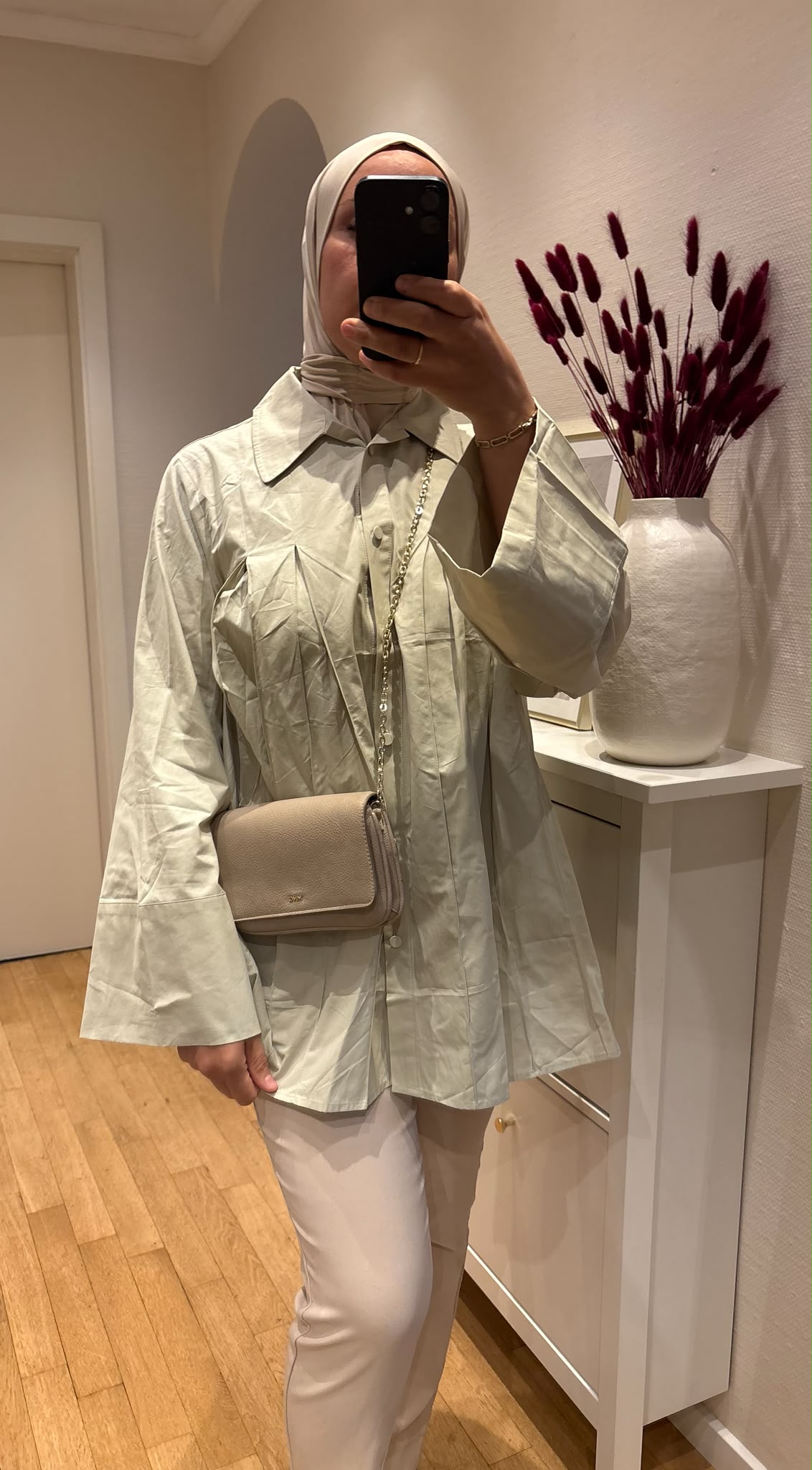 Bluse Amina salbeigrün